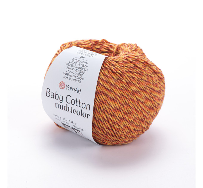 Пряжа YarnArt Baby Cotton Multicolor | ЯрнАрт Бебі Коттон Мультиколор 5208