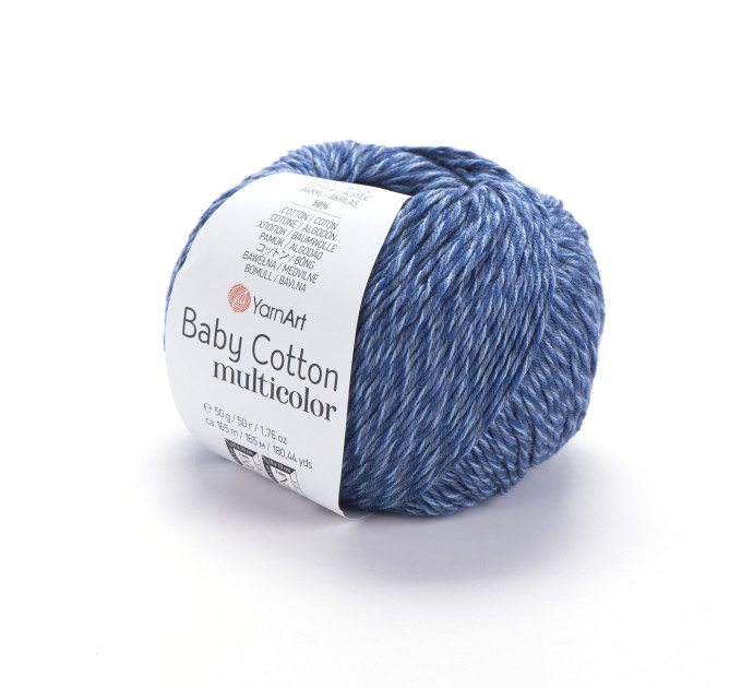 Пряжа YarnArt Baby Cotton Multicolor | ЯрнАрт Бебі Коттон Мультиколор 5210