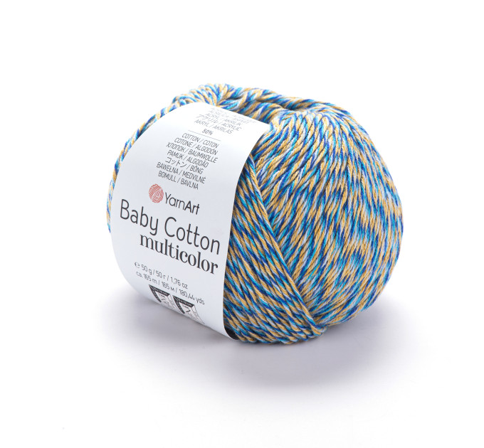 Пряжа YarnArt Baby Cotton Multicolor | ЯрнАрт Бебі Коттон Мультиколор 5211
