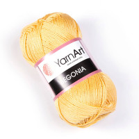 Пряжа YarnArt Begonia | ЯрнАрт Бегонія 4653 жовтий