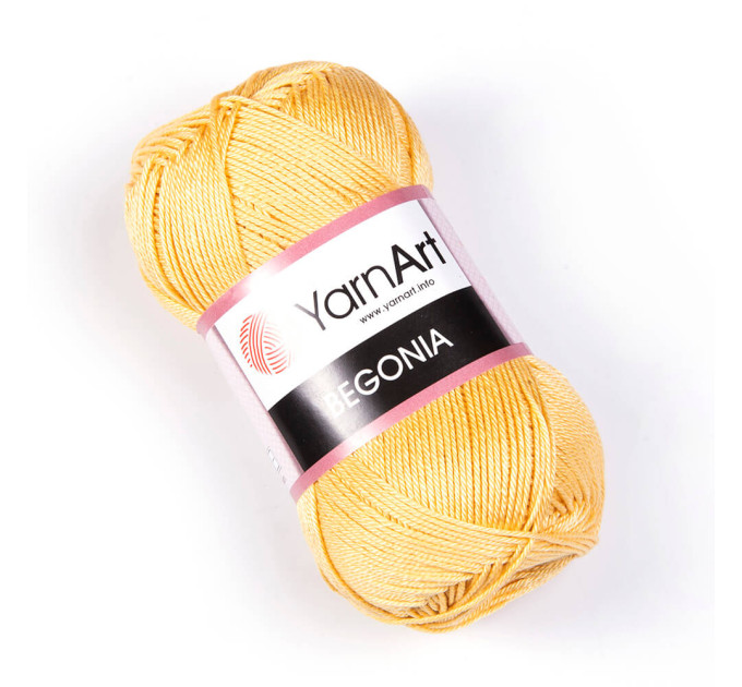 Пряжа YarnArt Begonia | ЯрнАрт Бегонія 4653 жовтий