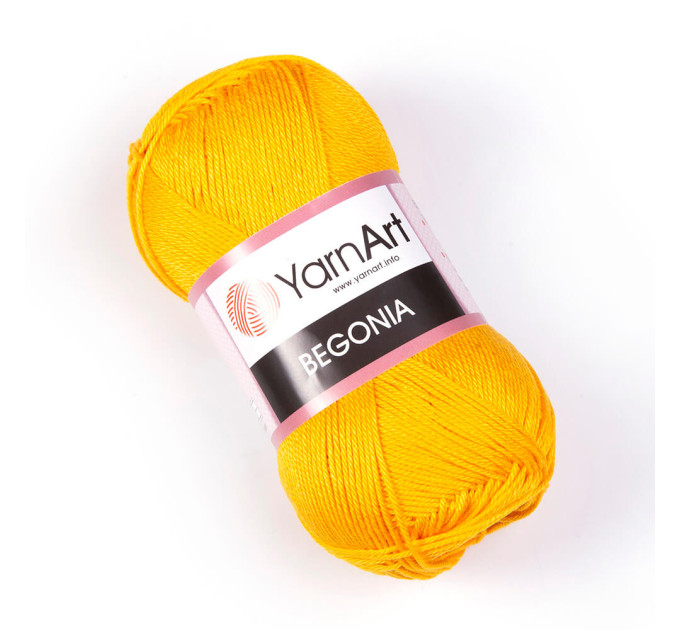 Пряжа YarnArt Begonia | ЯрнАрт Бегонія 5307 яр.жовтий