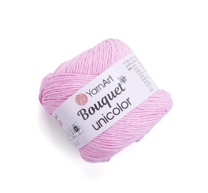 Пряжа YarnArt Bouquet Unicolor | ЯрнАрт Букет Уніколор 3211 дитячий рожевий