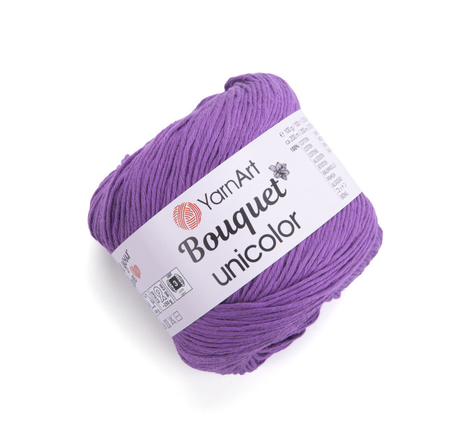 Пряжа YarnArt Bouquet Unicolor | ЯрнАрт Букет Уніколор 3213 бузковий