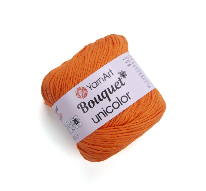Пряжа YarnArt Bouquet Unicolor | ЯрнАрт Букет Уніколор 3215 помаранчевий