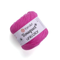 Пряжа YarnArt Bouquet Unicolor | ЯрнАрт Букет Уніколор 3216 яскраво-рожевий