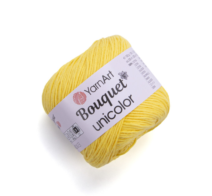Пряжа YarnArt Bouquet Unicolor | ЯрнАрт Букет Уніколор 3218 жовтий