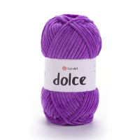 Пряжа велюрова YarnArt Dolce (ЯрнАрт Дольче) 788 бузковий