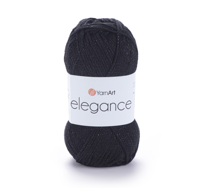 Пряжа YarnArt Elegance / ЯрнАрт Єлеганс 104 чорний