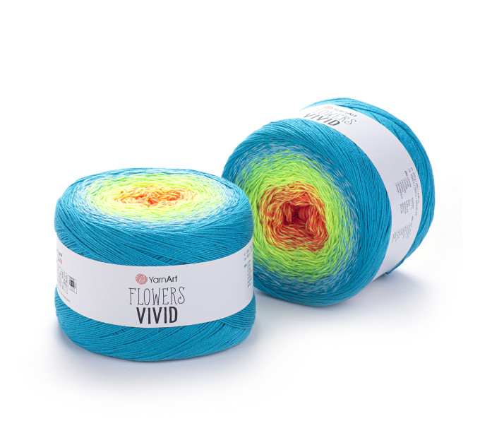 Пряжа YarnArt Flowers Vivid | ЯрнАрт Фловерс Вівід 509