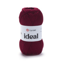 Пряжа YarnArt Ideal | ЯрнАрт Ідеал 238 бордо Пряжа YarnArt Ideal | ЯрнАрт Ідеал 238 бордо