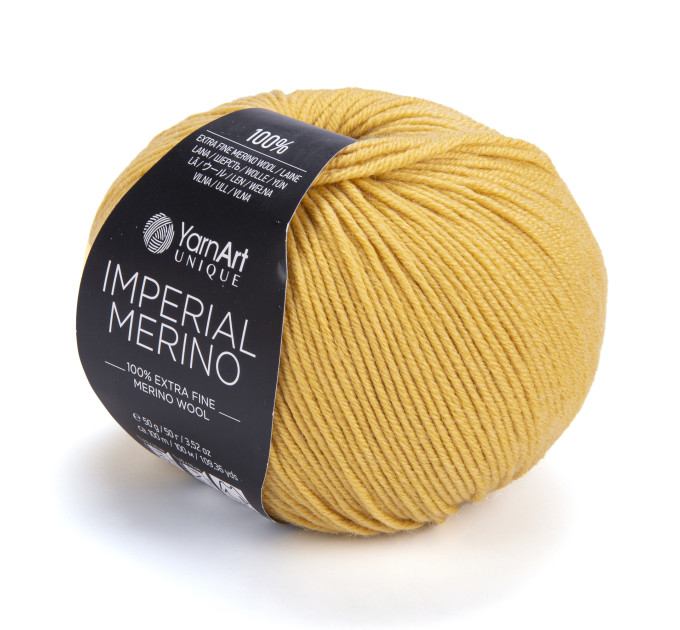 Пряжа YarnArt Imperial Merino | ЯрнАрт Імперіал Меріно 3309 гірчиця