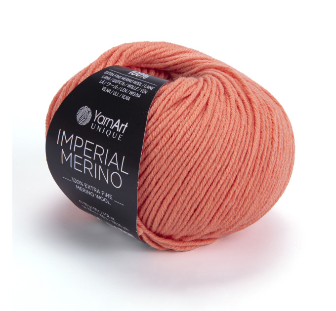 Пряжа YarnArt Imperial Merino | ЯрнАрт Імперіал Меріно 3316 світло помаранчевий