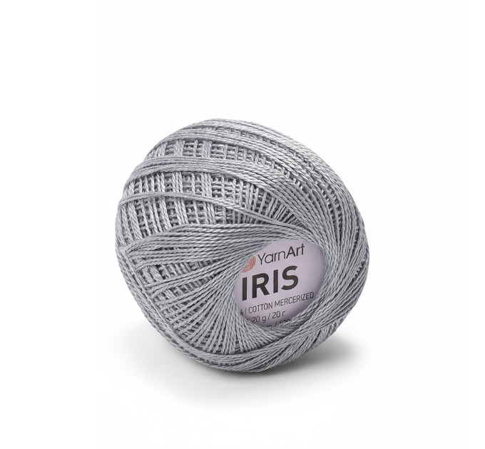 Пряжа YarnArt Iris | ЯрнАрт Ірис 933 світло сірий