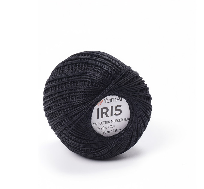 Пряжа YarnArt Iris | ЯрнАрт Ірис 935 чорний