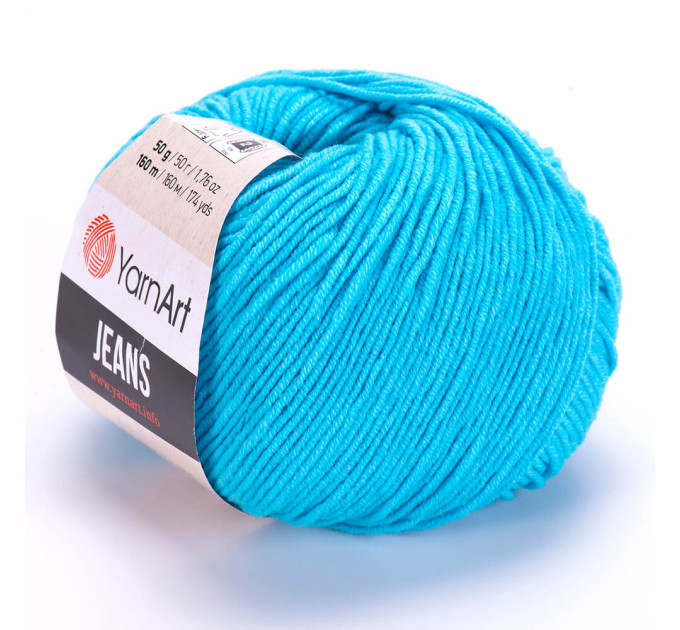 Пряжа YarnArt Jeans ЯрнАрт Джинс 33 бірюза