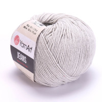 Пряжа YarnArt Jeans (ЯрнАрт Джинс) 49 світло-сірий