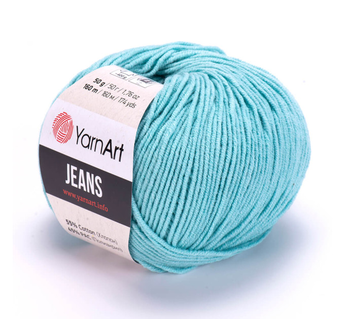 Пряжа YarnArt Jeans (ЯрнАрт Джинс) 81 лазурь