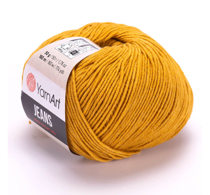 Пряжа YarnArt Jeans (ЯрнАрт Джинс) 84 гірчиця