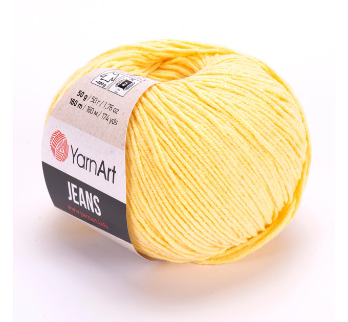 Пряжа YarnArt Jeans (ЯрнАрт Джинс) 88 жовтий