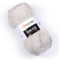 Пряжа YarnArt Jeans Plus | ЯрнАрт Джинс Плюс 49 сірий