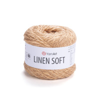 Пряжа YarnArt Linen Soft | ЯрнАрт Лінен Софт 7305 персиковий Пряжа YarnArt Linen Soft | ЯрнАрт Лінен Софт 7305 персиковий