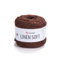 Пряжа YarnArt Linen Soft | ЯрнАрт Лінен Софт 7309 бордовий Пряжа YarnArt Linen Soft | ЯрнАрт Лінен Софт 7309 бордовий