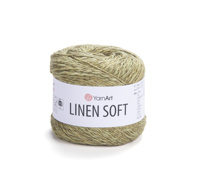Пряжа YarnArt Linen Soft | ЯрнАрт Лінен Софт 7313 капучино
