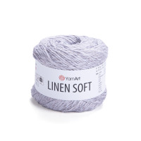 Пряжа YarnArt Linen Soft | ЯрнАрт Лінен Софт 7320 сіро-блакитний