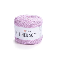 Пряжа YarnArt Linen Soft | ЯрнАрт Лінен Софт 7321 світло-рожевий