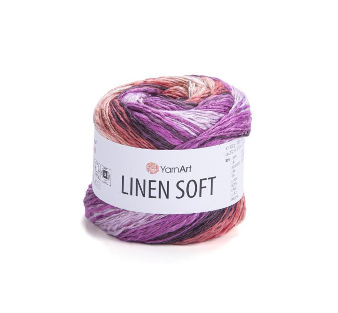 Пряжа YarnArt Linen Soft | ЯрнАрт Лінен Софт 7413