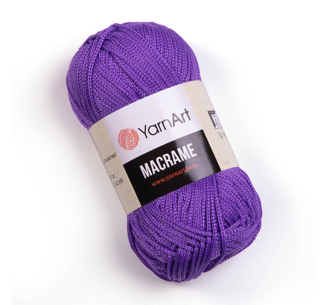 Пряжа YarnArt Macrame / ЯрнАрт Макраме 135 фіолет електрик