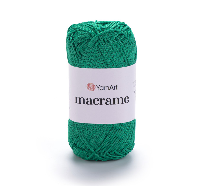 Пряжа YarnArt Macrame / ЯрнАрт Макраме 168 зелений