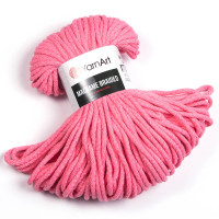 Пряжа YarnArt Macrame Braided / ЯрнАрт Макраме Брейдед 762 рожевий