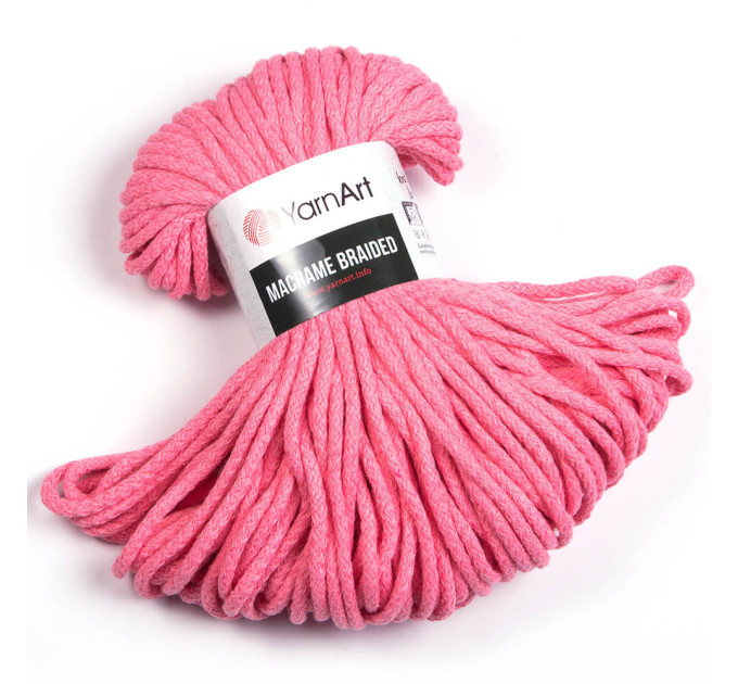 Пряжа YarnArt Macrame Braided / ЯрнАрт Макраме Брейдед 762 рожевий