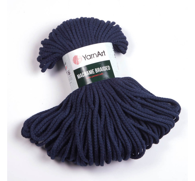 Пряжа YarnArt Macrame Braided / ЯрнАрт Макраме Брейдед 784 темний джинс