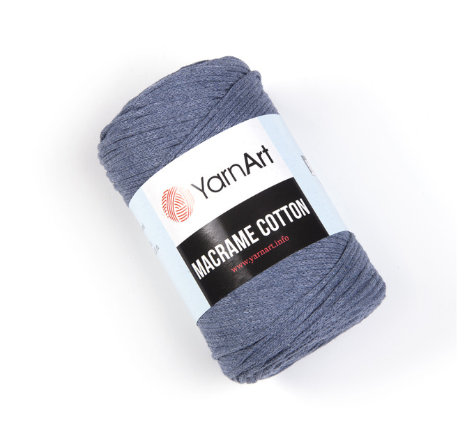Пряжа YarnArt Macrame Cotton / ЯрнАрт Макраме Коттон 761 джинс
