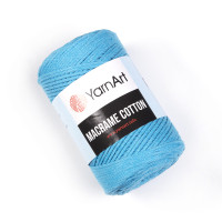 Пряжа YarnArt Macrame Cotton / ЯрнАрт Макраме Коттон 763 бірюза