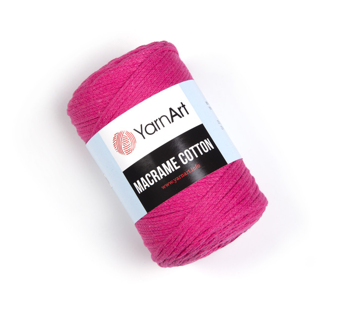 Пряжа YarnArt Macrame Cotton / ЯрнАрт Макраме Коттон 771 фуксія