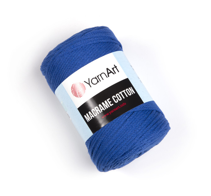 Пряжа YarnArt Macrame Cotton / ЯрнАрт Макраме Коттон 772 синій електрик