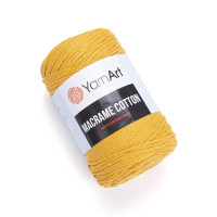 Пряжа YarnArt Macrame Cotton / ЯрнАрт Макраме Коттон 796 гірчиця