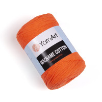 Пряжа YarnArt Macrame Cotton / ЯрнАрт Макраме Коттон 800 оранж