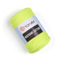 Пряжа YarnArt Macrame Cotton / ЯрнАрт Макраме Коттон 801 салат неон