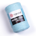 Пряжа YarnArt Macrame Cotton Lurex / ЯрнАрт Макраме Коттон Люрекс 738 м'ята