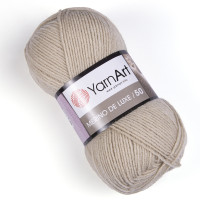 Пряжа YarnArt Merino De Luxe | ЯрнАрт Меріно Де Люкс 033 сіро-беж