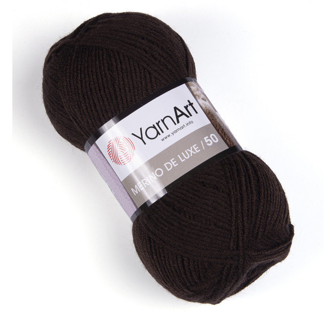 Пряжа YarnArt Merino De Luxe | ЯрнАрт Меріно Де Люкс 116 тем.шоколад