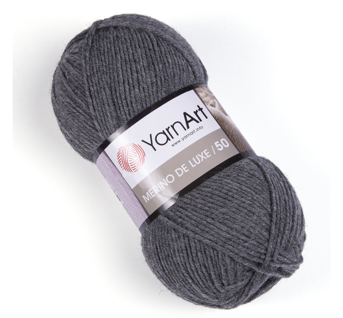 Пряжа YarnArt Merino De Luxe | ЯрнАрт Меріно Де Люкс 179 сірий