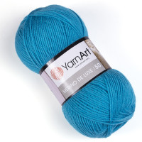 Пряжа YarnArt Merino De Luxe | ЯрнАрт Меріно Де Люкс 235 бірюза
