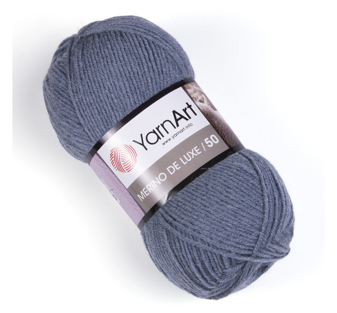 Пряжа YarnArt Merino De Luxe | ЯрнАрт Меріно Де Люкс 3864 джинс