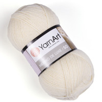 Пряжа YarnArt Merino De Luxe | ЯрнАрт Меріно Де Люкс 502 сл. кістка